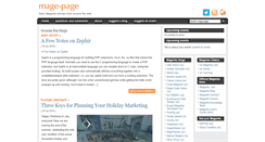 Desktop Screenshot of mage-page.net